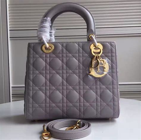 dior lady gray|lambskin Dior bag.